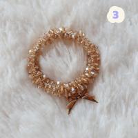 ราคา ยางรัดผมคริสตัล สไตล์เกาหลี ยางรัดผมเพชร ยางมัดผม ยางรัดผมหรู ยางรัดผมแฟชั่น เครื่องประดับผม สินค้าพร้อมส่งจากไทย (19374323875)