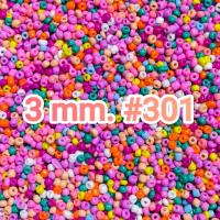 ราคา ลูกปัดเม็ดทราย สีผสม 3 mm 8 0 50 กรัม มีหลายโทน (11927720523)