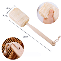 ราคา ใยบวบขัดตัวด้ามไม้ ใยขัดผิวกาย อาบน้ำ ทำความสะอาดผิวกาย แปรงขัดหลัง แปรงถูหลัง (21927176314)