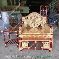 ราคา ธรรมาสน์หวายปาฏิโมกข์ พร้อมเบาะและโต๊ะข้าง ขนาด 80 92 140 (20150633049)