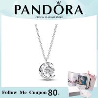 ราคา 100 Original Pandora Moonlight Pure Silver Pendant Necklace with Transparent Cubic Zirconia Jewelry Necklace Silver Necklace Pandora Necklace Pandora (22208757610)