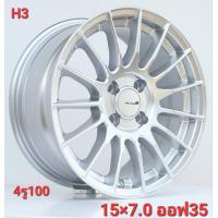 ราคา 1 วง ล้อแม็กซ์ลาย RS05 ขอบ 15 กว้าง 7 นิ้ว 4 รู 100 ออฟ 35 H3 ล้อแม็กขอบ 15 (21856709412)