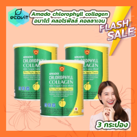 ราคา 3 กระปุก Amado chlorophyll collagen อมาโด้ คลอโรฟิลล์ คอลลาเจน 100g (21257475513)