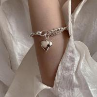 ราคา Evimi 925 Sterling Silver Bracelet For Women Girl Accessories Trendy Elegant Creative Unique LOVE Heart Birthday Party Jewelry (11374566734)