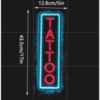 ราคา 43 5 12 8cm TATTOO โคมไฟนีออน Led USB สําหรับตกแต่งเล็บ คิ้ว ขนคิ้ว ไฟป้ายร้านค้า โลโก้ร้านสัก โคมไฟป้ายร้านทำเล็บ ป้ายไฟนีออน (22031510042)