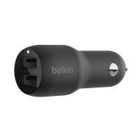ราคา Belkin หัวชาร์จรถ Dual USB Port In Car Auto Charger 24W รองรับ iPad iPhone Smartphone CCB001 (21432405456)