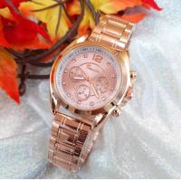 ราคา World Times นาฬิกาแฟชั่น นาฬิกาข้อมือหญิง Omsan แบรนด์แท้ หน้าปัด 3 วง ประดับเพชร แถมฟรี กล่องใส่นาฬิกา (20254810849)