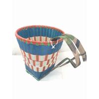 ราคา ตะกร้าพลาสติกตะกร้าสานพลาสติกตะกร้าเหล็กพร้อมตะกร้าด้านหลังตะกร้าหวายสานหลากสีสำหรับใช้ในบ้าน (11427145923)