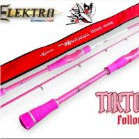 ราคา คันเบ็ด Elektra TikTok Follower คันสปิน 2ท่อน 6 6ฟุต (21558886557)