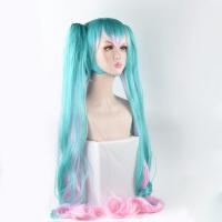 ราคา การ์ตูน Vocaloid วิกผมคอสเพลย์ Hatsune Miku ขนวิกผมเปียสีเขียวยาว110ซม วิกผมสีชมพูสีฟ้าไล่ระดับสีซากุระพร้อมวิกผมวิกผมสังเคราะห์ทนความร้อนได้ตาข่าย (19779163009)