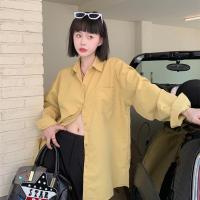 ราคา ผู้หญิง เสื้อ แขนยาว ธรรมดา หลวม ผ้าบาง ๆ สูงสุด เสื้อยืด ชุดทำงาน (20561350303)