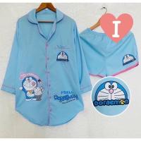 ราคา เซตชุดนอนเดรส Pajamas ชุดนอน สุดน่ารัก เดรสแขนยาว กางเกงขาสั้น LittleStar1 (22128674525)