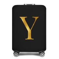 ราคา พร้อมสต็อก ผ้าคลุมกระเป๋าเดินทางอุปกรณ์เสริมกระเป๋าถุงยางยืดผ้าคลุมกระเป๋าเดินทาง 26 ตัวอักษรภาษาอังกฤษพิมพ์สำหรับกระเป๋าเดินทางขนาด 18 32 นิ้วฝาครอบกันฝุ่น (22030986640)