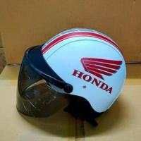ราคา หมวกกันน็อค 168 ครึ่งใบ ลาย ฮอนด้า มอก 369 2557 แท้ ผลิตไทย (21964654113)
