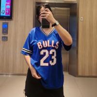 ราคา เสื้อคอวี แฟชั่น โอเวอร์ไซส์ เสื้อบาส เสื้อกีฬาแฟชั่น ผ้าไมโครเกรดพรีเมี่ยม (21905000593)