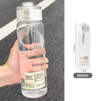 ราคา Muji ขวดน้ําพลาสติก แบบพกพา ความจุขนาดใหญ่ ปลอด BPA 350ml 550ml 800ml (22251574399)