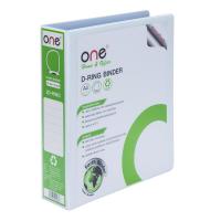 ราคา แฟ้ม 2 ห่วง A4 สัน 3 นิ้ว ขาว ONE รุ่น 6004712 (11040154292)
