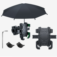 ราคา Double lucky ที่จับโทรศัพท์ มีร่ม บังแดดและฝน ขาตั้งโทรศัพท์ติดมอเตอร์ไซค์ (16295902079)