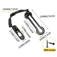 ราคา สแตนเลส กลอนประตู พร้อมซองหนัง กลอนคล้องโซ่ กลอนโซ่รูปไข่ สำหรับคล้องประตู ห่วงโซ่ประตูโรงแรม โซ่คล้องประตู ยาว19ซม (22296947704)