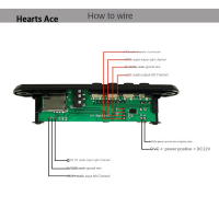 ราคา โมดูลแผงวงจรถอดรหัส USB MP3บลูทูธ12V MP3 WMA FM AUX USB USB ลำโพงรีโมทรถ TF (22132886999)
