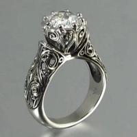 ราคา Longrui แหวนเซอร์คอนฝังเลี่ยมใหม่พาดลำตัว Tonghua ประดับด้วยการชุบทอง18K สำหรับงานแต่งงานแหวน (21982828553)