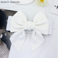 ราคา BEAUTY FASHION เข็มขัดคาดเอวโบว์ขนาดใหญ่สำหรับผู้หญิงเข็มขัดคาดเอวยางยืดกว้างสำหรับเสื้อผ้าเด็กผู้หญิงอุปกรณ์เสริมเข็มขัดชุดเดรสผู้หญิง (21386482285)