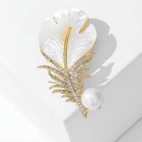 ราคา 1ชิ้นถุง Lencana Pin ประดับมุกขนนกคริสตัลเข็มกลัดรูปทรงอินเทรนด์เครื่องประดับงานแต่งงานชุดเดรสเครื่องประดับเข็มกลัดการ์ตูนอัลลอยสุดหรู (21165769454)