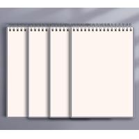 ราคา สมุดโน้ตสันห่วงด้านบนขนาดA6A5และB5มี3แบบ เส้นแนวนอน เส้นกริดและพื้นว่าง ปกพลาสติกขาวขุ่น จำนวน80หน้า (21520290663)