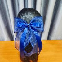 ราคา โบว์ติดผมผ้าแก้ว ผ้าผูกโบว์ โบว์ผูกผม โบว์ติดผม โบว์อันใหญ่ (22348076454)