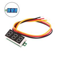 ราคา เครื่องวัดแรงดันไฟฟ้าแบบดิจิตอล LED DC 0 100V แบบปรับได้มิเตอร์วัดกระแสไฟ1ชิ้น (19650915622)