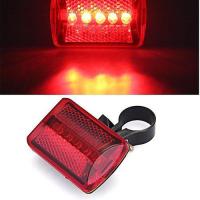 ราคา 1ชิ้นไฟกระพริบสีแดง5ไฟ LED ไฟท้าย7โหมดสำหรับไฟตัดหมอกจักรยาน (22193343219)