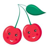 ราคา ตัวรีดติดเสื้อลายเชอรีเชอรี่ สวยๆ 4289 ลูกเชอรี่ เชอรี่สีแดงสด สวยๆ รีดติดง่ายทุกเนื้อผ้า (21636369569)