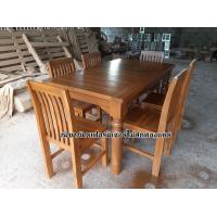 ราคา โต๊ะอาหารไม้สักทองเก้าอี้ซี่เอน 6ที่นั่ง (21476565348)
