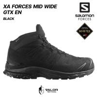 ราคา Salomon XA Forces Mid Wide GTX En Black รองเท้าเดินป่า สีดำ คอมแบท กันน้ำได้ ลุยโคลน บูท หน้าเท้ากว้าง (16817081826)