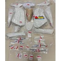 ราคา ชุดสีเวฟ125iบังลมสีขาวแท้ศูนย์13ชิ้นพร้อมลาย (19454230151)