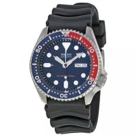 ราคา นาฬิกาข้อมือ SEIKO Automatic Diver 200m ขอบ Pepsi รุ่น SKX009k1 สายยาง นาฬิกาผู้ชาย ออโตเมติก (21420434540)
