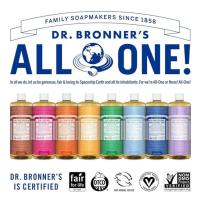 ราคา Dr Bronners Pure Castile Soap สบู่ออร์แกนิค ไร้สารเคมี น้ำมันหอมระเหยจากธรรมชาติ ขายดีที่สุดในอเมริกา Pure Castile Soap 18 In 1 Hemp Lavender 18 In 1 Hemp Rose 946ml (21683844081)