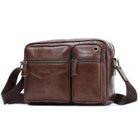 ราคา ร้อน ร้อน PIUNCLE Brand 100 Genuine Leather Vintage Causal Handbag Mens Designer Brand Leather Large Handbag Sling Bag Men Tote Bag Shoulder Messenger Bag For Men Handle Bag Cross Body Bags Documents 
