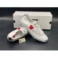 ราคา รองเท้า Converse Jack play สีขาว รูปหัวใจ งานอินโด รายละเอียดเย็บสวยแท้100 ใส่ได้ทั้ง ช ญ มาพร้อมกล่องหัวใจ (21494875049)
