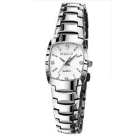 ราคา SENO นาฬิกาแฟชั่นของผู้หญิง Seiko กระจกเพชรนาฬิกากันน้ำสแตนเลสสายเหล็ก (21435700854)