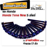 ราคา น็อตแคร้งเครื่อง TENA NEW 5 เกียร์ เลสแท้100 1ชุด 17ตัว น็อตหัวเฟือง น็อตแคร้งเทน่า น๊อตแคร้งเทน่า น็อตแคร้งtena น๊อตแคร้งtena น็อตชุด (21344154679)