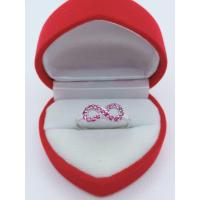 ราคา แหวนเงินแท้พลอยสีแดงทับทิม infinity เงินแท้ 92 5 (17377160168)