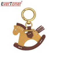 ราคา Everstoner จี้ม้าโยกแท้รูปกระเป๋าหนังเสน่ห์สำหรับกระเป๋า Longchamp เครื่องประดับแขวนพวงกุญแจตกแต่งกระเป๋า DIY (22269206169)