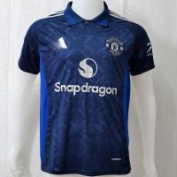 ราคา เสื้อฟุบอล ทีม แมนยู เยือน Away 24 25 เกรดแฟนบอล AAA (22385156032)