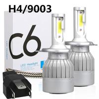 ราคา พร้อมส่ง หลอดไฟหน้า LED ขั้วตรงรุ่น Honda Freed H4 แสงขาว 6000k มีพัดลมในตัว ราคาต่อ 1 คู่ (21758201003)