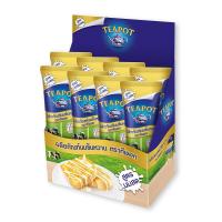 ราคา ราคาส่งถูก ทีพอท นมข้นหวาน หลอดบีบ รสนมสด 180 กรัม x 8 หลอด Teapot Sweetened Creamer Squeeze Tube Milk Flavour 180g x 8 pcs สินค้าใหม่ ล็อตใหม่ ของแท้ บริการเก็บเงินปลายทาง (19646508634)