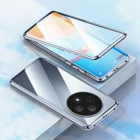 ราคา Oppo Reno เคส12 F 5G สำหรับ OPPO Reno 12 F 12F OppoReno12F 4G 5G 2024 2024ฝาพับกระจกสองด้านกันชนโลหะ360เต็มเคสป้องกันแบบแข็งกันกระแทกกล้องฝาครอบด้านหลัง (22408481427)