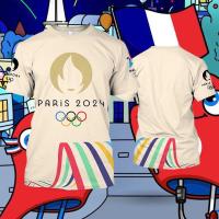 ราคา เสื้อยืดกีฬาปารีส 2024 Paris Matchเสื้อผ้าเสื้อยืดกีฬาแขนสั้นแห้งเร็วปารีสเสื้อยืดที่ระลึก (22258249062)
