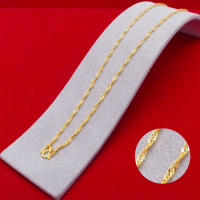 ราคา ลดล้างสต็อก3วันสุดท้าย สร้อยคอทอง 18K สีทอง ไม่ลอก ไม่ดำ ขนาด1สลึง ยาว18นิ้ว เคลือบแก้ว กำไลข้อมือทอง ทองโคลนนิ่ง ทองชุบ ทองปลอม ทองเคลือบแก้ว สร้อยคอทองคำ ลายดิสโก้ ขนาด 1 สลึง ความยาว 18 20 นิ้ว สร้