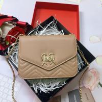 ราคา L0004 กระเป๋าสะพายหน้าจดหมายสายสะพายโซ่ทอง กระเป๋าแฟชั่นกระเป๋าสะพาย ใบใหญ่ 19X15CM (21740606181)